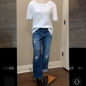 Chicos boyfriend Denim/ jeans size 0/4